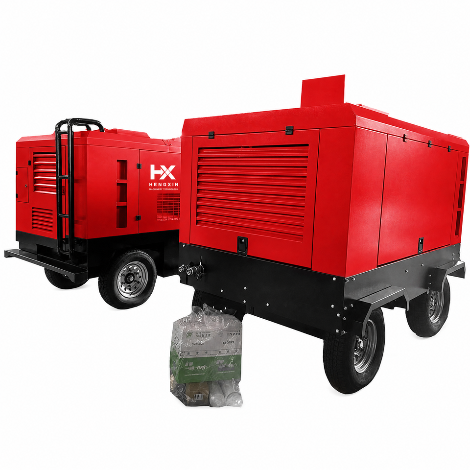 Screw Compressor Layout New Arrival High Performance Diesel Screw Air Compressor for Rocky ...