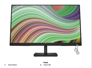 HPE G5 P24v Full HD LCD 24นิ้วจอภาพ FHD 16:9ดำ64W18AA VESA mountable G5 P24v - Product Image 3