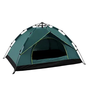 אוהל מחנאות 2-3-4 אדם באוהל אוטומטי לחלוטין אביב האוהל המהיר-טעון מהיר פתוח