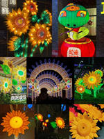 Weihnachtsdekorationsbeleuchtung individuelle goldene Regenbogen-Outdoor-3D-Geschenkbox dekorativ led Schatz Piraten-Kiste-Motiv-Lichtschachtel