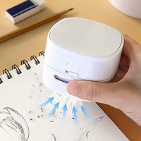 Nettoyeur de table portable alimenté par batterie coloré Mini balayeuse de poussière de table aspirateur de bureau pour la maison et le bureau