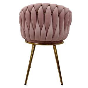 Meubles de salle à manger commerciale Chaises de salle à manger en velours <span class=keywords><strong>Madame</strong></span> Gold Leg Chairs Silla Para Tocador Green Velvet Dining Chairs - Product Image 6