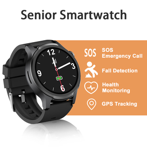 Montre connectée L28 pour personnes âgées, détection de chute, géolocalisation, sécurité, appels 4G, GPS, étanche IP67, suivi de la pression, SOS, senior - Product Image 1