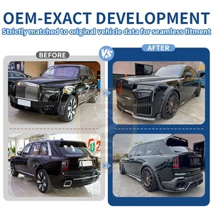 <strong>Car</strong> Bumper Assembly Wide <strong>Body</strong> Kit for Rolls Royce Cullinan 2018 2022 Old to New MSY Conversion Bodykit Side Skirts Engine Cover - Product Image 2
