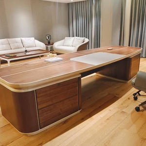 Ensemble <span class=keywords><strong>de</strong></span> bureau <span class=keywords><strong>commercial</strong></span> moderne, mobilier <span class=keywords><strong>de</strong></span> bureau haut <span class=keywords><strong>de</strong></span> gamme avec rangement, bureau élégant pour les espaces <span class=keywords><strong>de</strong></span> travail professionnels - Product Image 3