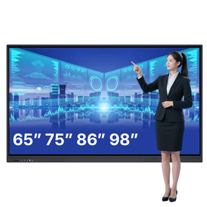หน้าจอสัมผัสอินฟราเรดขนาด 55 65 75 86 <span class=keywords><strong>98</strong></span> นิ้ว ไวท์บอร์ดอัจฉริยะแบบอินเทอร์แอคทีฟ ออลอินวันพีซี สำหรับห้องประชุมมืออาชีพ - Product Image 1
