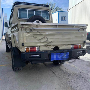 Parachoques Trasero 4WD para <span class=keywords><strong>Land</strong></span> <span class=keywords><strong>Cruiser</strong></span> Serie 79, Barra Protectora Trasera para Camioneta de Cabina Simple/Doble, Accesorios para Camionetas - Product Image 3