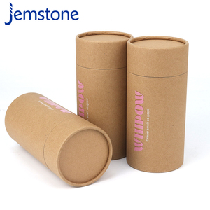 Caja Redonda de Papel para Almacenamiento de Polvo Kraft de Diseño Personalizado con Tapa Mezcladora para Desodorante de Limpiador de Alfombras - Product Image 4