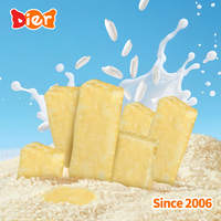 Vente en gros de bonbons Marque privée Coréenne Lait Riz Croustillant Biscuits sains Craquelin hypocalorique Collation nourrissante ODM/OEM