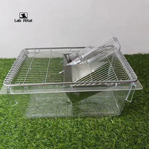 Gabbia Trasparente Ventilata per Allevamento di Topi e Ratti con Base Profonda, Design Anti-Morso, Facile da Pulire, in Plastica per Allevatori o Uso di Laboratorio - Product Image 1