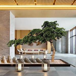 Árbol <span class=keywords><strong>Bonsái</strong></span> Artificial de Fibra de Vidrio Grande, Ciprés Falso, Resistente al Agua y a los Rayos UV, para Decoración de Interiores y Exteriores - Product Image 1