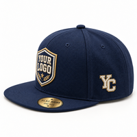 Casquettes Snapback Performance Personnalisées en Gros, Casquettes de Baseball Structurées à 6 Panneaux, Couronne Haute, Visière Plate, Broderie 3D pour le Sport
