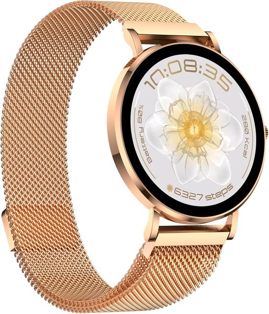 Smart Watch for Women,1.32'' 7.7mm Ultra-Thin Design,Bluetooth Call,120+ Sport Modes,Heart Rate/Sleep/SpO2 Monitor