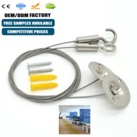 Kit de Suspensión de Cables Ajustable, Sistema de Suspensión de Techo OEM, Sistema de Suspensión de Luces con Cables de Acero