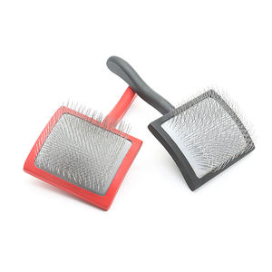 ODM OEM toptan <span class=keywords><strong>Pet</strong></span> tedarikçisi Metal uzun Pin köpek Slicker fırça orta ve büyük evcil bakım için - Product Image 2