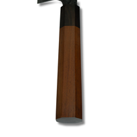 Pisau Koki Kiritsuke PRO Baja Komposit 3 Lapis Inti Baja 9Cr18Mov Tradisional Jepang, Kekerasan 60 HRC, Bilah 9 Inci, Gagang Kayu Ebony +