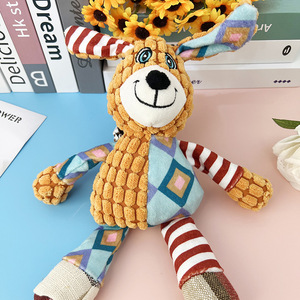 Factory Hot Sales Eco-Friendly Pet Durable Teeth Cleaning <b>Squeaker</b> Stuffed Plush Indoor Use Dog <b>Toys</b> - Product Image 6