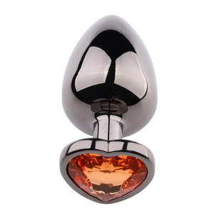 <strong>Bulk</strong> Mixed Order Service Metal Heart-shaped <strong>Butt</strong> <strong>Plug</strong> SM Adult Sex Toy Anal Dilator - Product Image 3