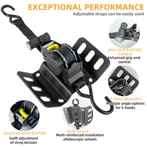 Sangles <span class=keywords><strong>à</strong></span> <span class=keywords><strong>cliquet</strong></span> rétractables ultimes améliorées pour Ford F150 Sangles <span class=keywords><strong>à</strong></span> <span class=keywords><strong>cliquet</strong></span> de lit de camion 2 pièces <span class=keywords><strong>avec</strong></span> <span class=keywords><strong>tendeur</strong></span> rétractable automatique - Product Image 2