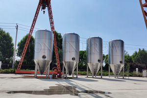 ถังหมักเบียร์ทรงกรวย สเตนเลสสตีล 304/316 ขนาด 10,000 <span class=keywords><strong>ลิตร</strong></span> 10 ตัน ยูนิตแทงค์ สำหรับขาย - Product Image 6