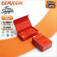 Fabricant de jeux de cartes personnalisés pour l'impression de cartes de jeu en gros avec un design personnalisé et une production de haute qualité