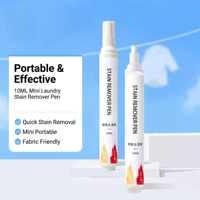 Stylo Détachant pour Tissus 10ML, Nettoyant d'Urgence Portable Format Voyage pour Vêtements, Taches d'Huile, Café, Jus, Rouge à Lèvres