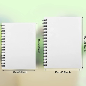 Carnet de Notes Vierge Personnalisable par Sublimation Format A6 pour Décoration de Bureau - Product Image 3