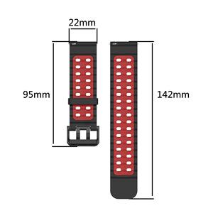 Cinturino bicolore in Silicone per orologio Huawei 5 46mm traspirante 22mm Ocean Loop cinturini per Huawei Watch GT5 Pro 45mm gt4 GT3 <span class=keywords><strong>2e</strong></span> - Product Image 4