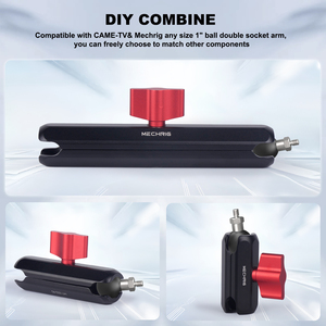 Giá đỡ xe máy chuyên nghiệp Mechrig chất lượng cao bằng hợp kim nhôm, đầu bi 1 inch, ren M6 M8 M10, vít 1/4 - Product Image 4