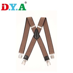 Ceinture d'épaule élastique à bretelles colorées réglables en forme de X avec clips solides pour le travail et les jeans - Product Image 1