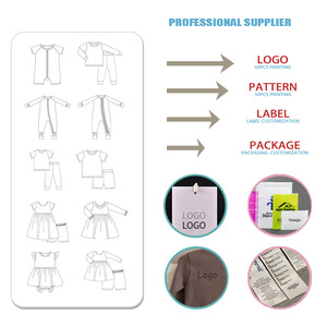 Set di Abbigliamento Estivo per <span class=keywords><strong>Neonata</strong></span> 3 Pezzi con Ricamo di Frutta Tutina per Neonati con Fascia per Capelli e Calzini - Product Image 6