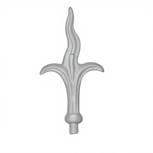 รั้วเหล็กดัดประดับตกแต่ง Balaji Metals พร้อมปลายเหล็กดัดรูปหอก รุ่น BM-420 ความสูง 6.25 นิ้ว ผลิตจากเหล็กหล่อคุณภาพสูง - Product Image 1