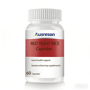Cápsulas de Arroz de Levadura Roja Ausreson OEM, Suplementos <span class=keywords><strong>para</strong></span> Mejorar la Salud del Corazón y la Belleza, Cápsulas de Arroz de Levadura Roja - Product Image 1