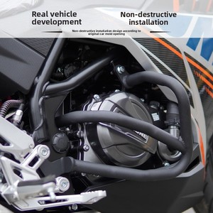 Barres de protection <span class=keywords><strong>Cyclone</strong></span> RC401 - Protection renforcée du moteur de course et protection anti-collision pour moto, directement de l'usine - Product Image 4