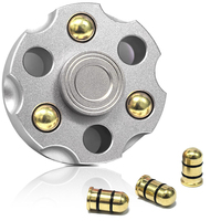Jouet de promotion de haute qualité, revolver, fidget spinner, roulette tournante, fidget spinner en alliage métallique, cube fidget pour adultes