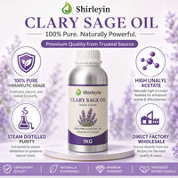 Vente en gros d'huile essentielle de sauge sclarée 100% pure naturelle, écologique, de qualité cosmétique, pour bougies, massages et aromathérapie