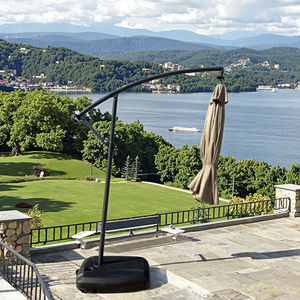 Impermeable a prueba de sol personalizado hierro plegable Hotel piscina sombrilla sol plátano playa muebles Patio jardín al aire libre sombrilla - Product Image 5