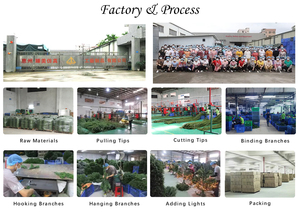 Cao Cấp Nhân Tạo Tuyết Cây Giáng Sinh Thực Tế Đổ Xô Chi Nhánh Cây Thường Xanh Cho Căn Hộ Nhỏ Kỳ Nghỉ Trang Trí Nội Thất - Product Image 4