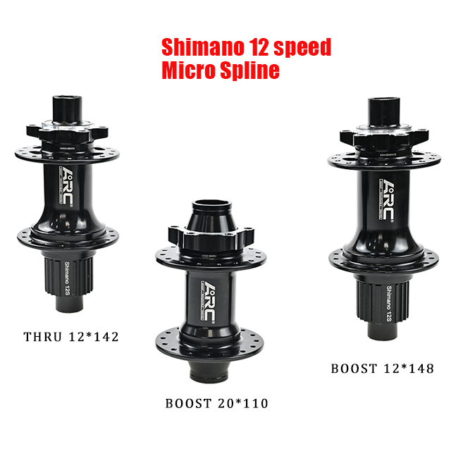Shimano ZEE Hubs R150/φ12/32H F110/φ20mm Shimano ZEE M640 32h 20mm Thru-Axle Front Hub w/Lockring