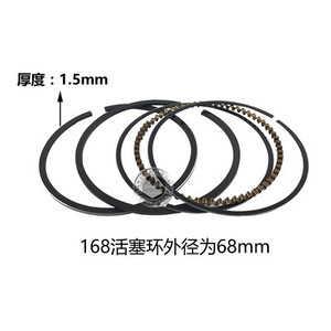 Nhà Sản Xuất Bán Buôn 5.5HP 6.5HP 7.5HP Xăng Động Cơ <span class=keywords><strong>Piston</strong></span> Nhẫn Mới Gx200 160 Phụ Kiện Cho 168 170F <span class=keywords><strong>Piston</strong></span> Nhẫn - Product Image 1