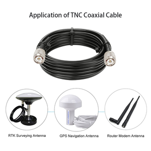RG58跳线电缆TNC公至TNC公同轴电缆50欧姆低损耗扩展电缆，用于CB无线电/全球定位系统天线wi-fi无线电 - Product Image 6