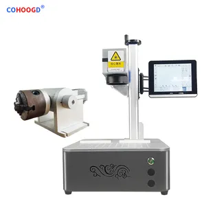 2.5d 3d Jpt Raycus M7 Mopa Color 50w 60w 80w 100w Galvo Fiber Marker Deep Engraving Metal Laser Marking Machine With Rotary