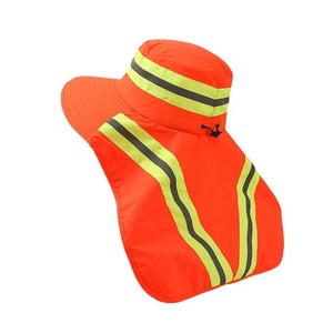 หมวกกันแดดสำหรับทำงานกลางแจ้งหมวกแข็งสะท้อนแสงเรืองแสงมองเห็นได้ชัดเจนโลโก้ตามสั่ง - Product Image 1