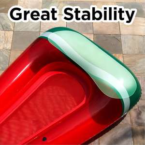 เก้าอี้ลอยน้ำเป่าลม PVC ลายแตงโม พร้อมตาข่ายสำหรับผู้ใหญ่ ใช้สำหรับพักผ่อนในน้ำช่วงฤดูร้อน - Product Image 4