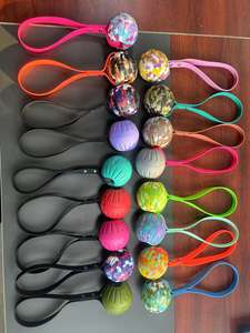 כדור אימון אינטראקטיבי לחיות מחמד, אקולוגי ועמיד, עשוי EVA מודרני, עם ידית PVC, צעצוע לעיסה אינטראקטיבי קלאסי לכלבים - Product Image 2