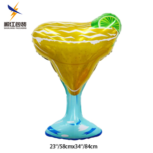 SJ gros dessin animé Dessert feuille ballons noël Halloween fête <span class=keywords><strong>d</strong></span>écoration hélium crème glacée <span class=keywords><strong>gâteau</strong></span> ballons en bleu dans un sac - Product Image 6