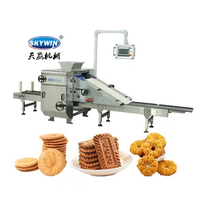 Tray Type 400 Mm Width 304 Stainless Steel Small Soft Biscuit Making Machine Rotary Moulder