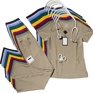 Set di Uniformi Mediche di Alta Qualità, Completi Chirurgici con Scollo a V, Divise Ospedaliere, Pantaloni Dritti per Saloni di Bellezza - Product Image 3