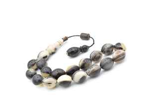 Cuentas de cuerno de búfalo, Tasbih, artesanía natural, cuentas de oración talladas a mano para meditación, mindfulness y rituales religiosos tradicionales. - Product Image 6