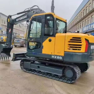รถขุดไฮดรอลิกตีนตะขาบ Hyundai HX80 8 ตัน ปี 2022 รุ่น PLC & ปั๊มไฮดรอลิก มือสอง ลดราคาพิเศษ - Product Image 1